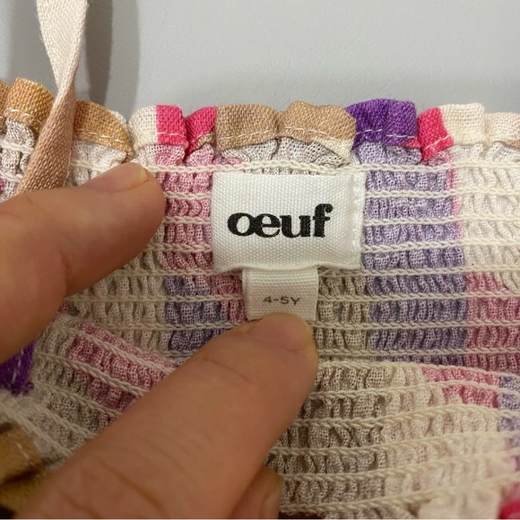 EUC OEUF Kids Smocked Set - Picture 7 of 8